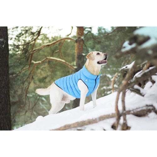 Курточка двусторонняя AiryVest для средних собак, размер M 50, салатово-голубая (4823089300146) фото 15