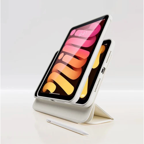 Аксессуар для iPad BeCover Ultra Slim Origami Flex with Pencil mount Beige for iPad 10.9 (2022 / 2024) / iPad 11 2025 (712972): Особенности Удобно держать в руке, Стильный дизайн, защита спереди, сзади и в углах, закрывается на магнитный клапан, Складывается в подставку