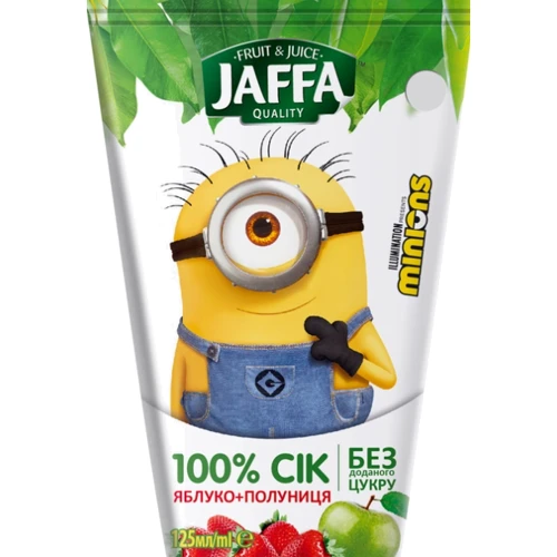 Сок Jaffa Minions Яблоко-клубника 125 мл (4820192263658)