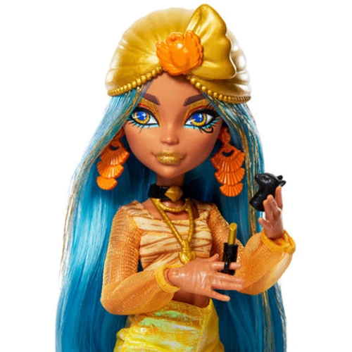 Кукла Monster High Ужас-секреты Клео серии Отпадной стиль (HNF76): Высота, см 28