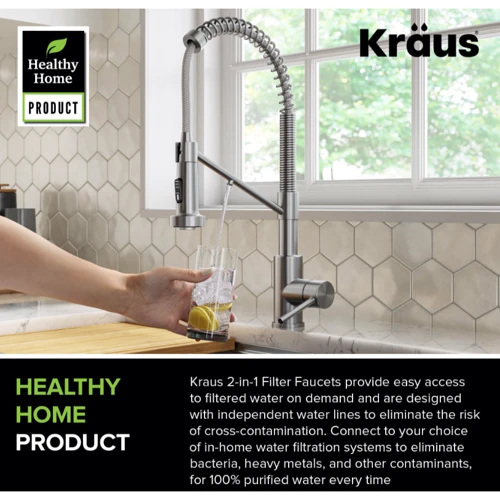 Смеситель для кухонной мойки Kraus KFF-1610SFS