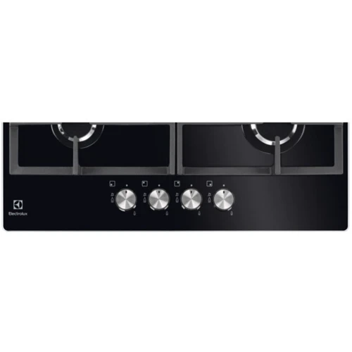 Варочная поверхность газовая Electrolux KGG6426K: Расположение панели спереди