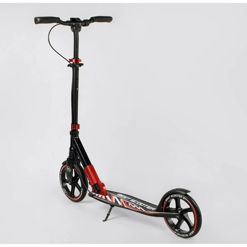 Самокат алюмінієвий Best Scooter червоний (10304): Тип коліс литі