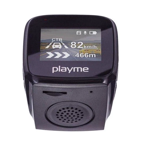 Автомобільний відеореєстратор Playme KVANT: Оснащення регистрация GPS-координат, дисплей, G-сенсор (датчик удара/движения), аккумулятор