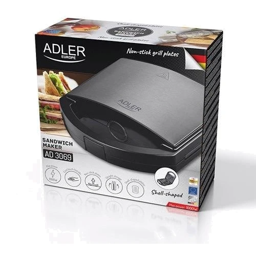 Adler AD 3069: Знімні пластини Для сэндвичей