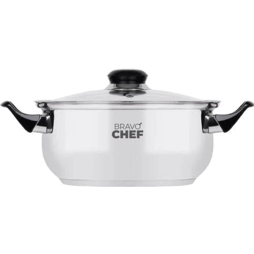 Каструля Bravo Chef 18 см 1.6 л (BC-2002-18): Матеріал корпусу Нержавеющая сталь