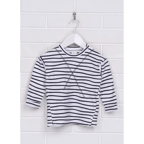 Лонгслив H&M 9Z5834487 80 см черно-белый