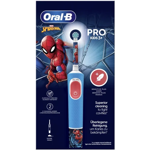 Зубная щетка Braun Oral-B D103.413.2KX Spider-Man тип 3708 (3+)