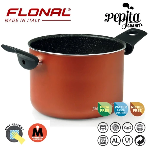 Каструля Flonal Pepita Granit 2.2 л (PGFPE1850): Діаметр, см 18