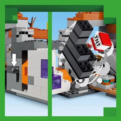Конструктор LEGO Minecraft The Badlands Mineshaft Залишена шахта в безплідних землях (21263) фото 5