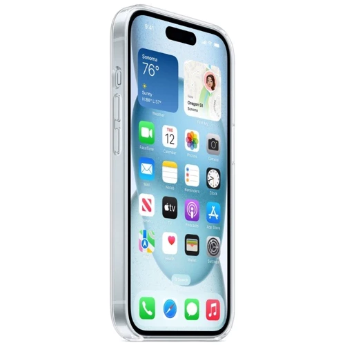 Чехол для iPhone Apple for iPhone 15 Plus Clear Case with MagSafe (MT213) : Цвет прозрачный