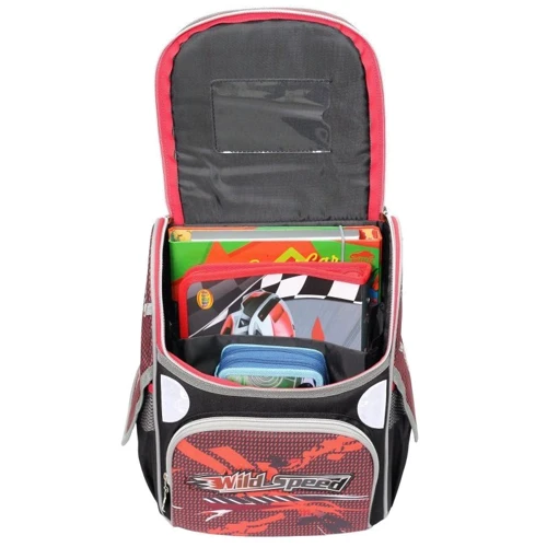 Ранец RAINBOW 8-516 Wild speed, 34x26x13см: Пол ребенка Для мальчиков