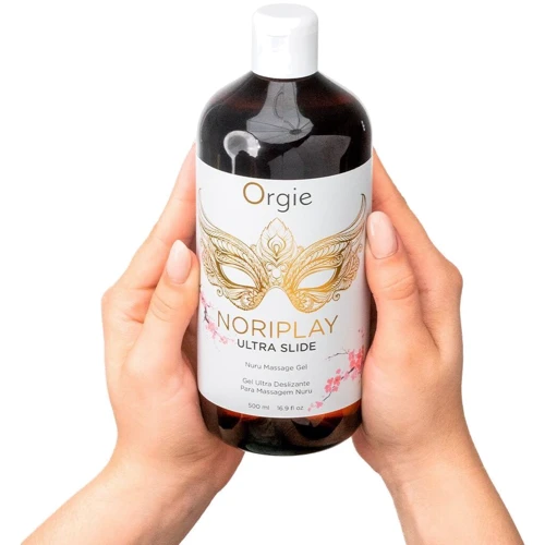 Гель для NURU-масажу Orgie – Noriplay Ultra Slide (500 мл), екстракт морських водоростей, простирадло