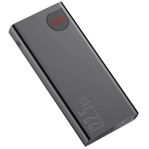 Внешний аккумулятор Baseus Power Bank 20000mAh Adaman Metal Digital Display 22.5W QC3.0 PD3.0 Black (PPAD070101/PPAD000101): Особенности быстрая зарядка, с дисплеем