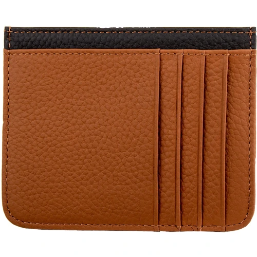 Чоловік Картхолдер Smith & Canova коричневий (FUL90014-black-tan): Формат гаманця горизонтальний