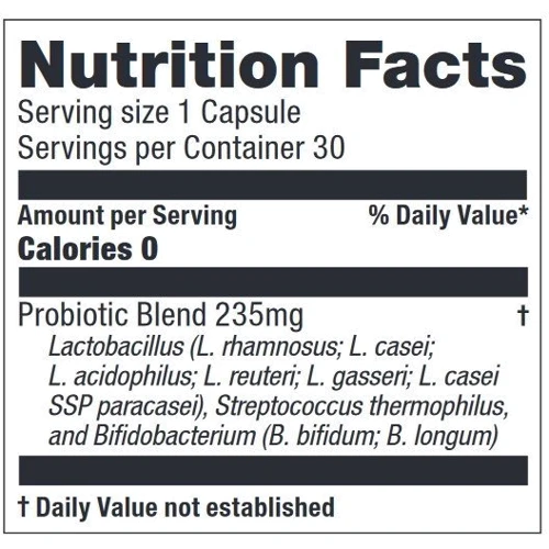Ultimate Nutrition Balance Probiotic 30 caps: Пол Унисекс