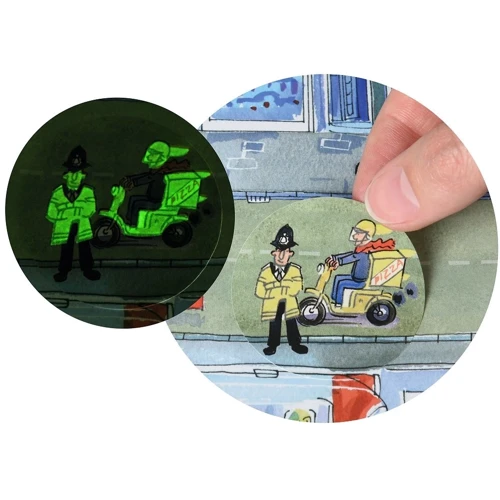 Набір перекладних наклейок Scribble Down з онлайн додатком Лондон, А4