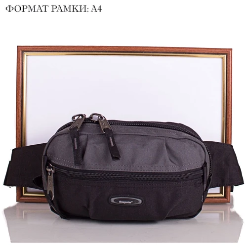 Чоловіча сумка поясна Onepolar сіра (W3001-grey): Тип ручки Поясний ремінь, Без ручки