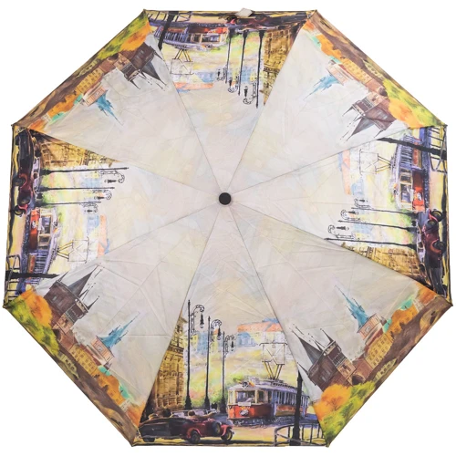 Парасолька жіночий автомат Magic Rain бежевий (ZMR49224-4)