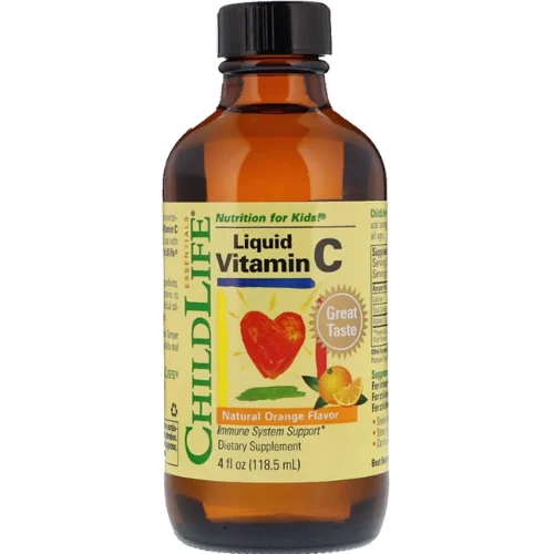 ChildLife, Essentials, Liquid Vitamin C, Natural Orange Flavor, 4 fl oz (118.5 mL) (CDL10200)