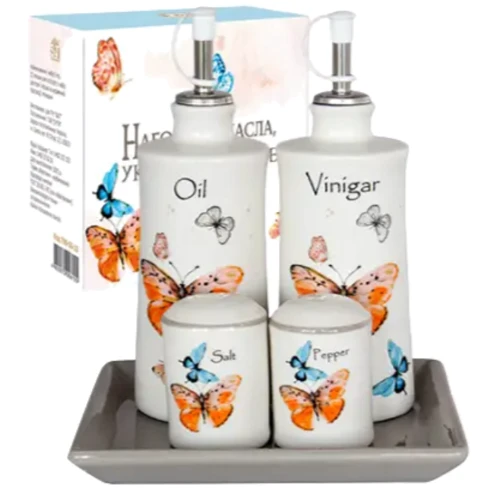 Набір для спецій S&T "Махаон" 5 предметів (700-06-15): Тип Набір для спецій