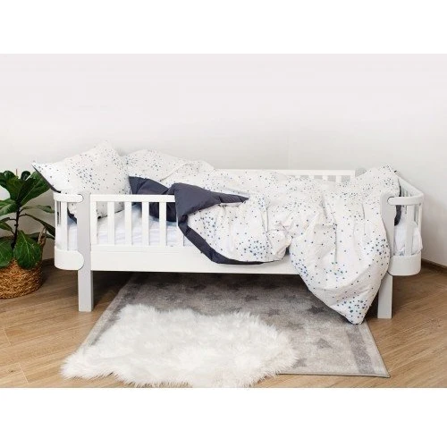 Постельный комплект 4 эл. Twins Star полуторный 1155-TPS-010 серый