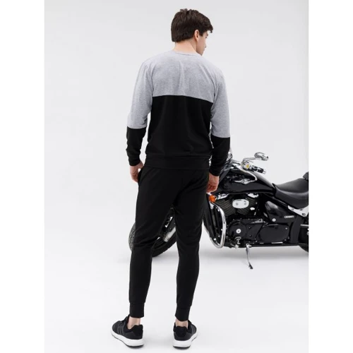 Спортивный костюм ISSA PLUS SG-19 52 черный/серый: Вид Спортивные костюмы