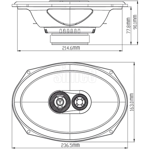 Автоакустика JBL STAGE3 9637: Количество полос 3