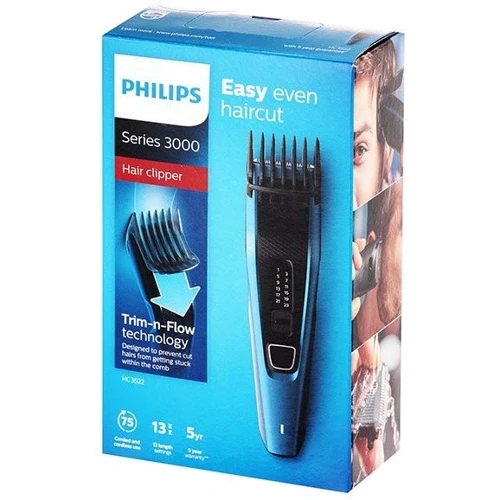 Машинка для стрижки (тример) Philips HC3522/15: Час зарядки акумулятора 0.33