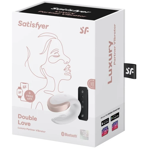 Смарт-вібратор для пар Satisfyer Double Love (White)