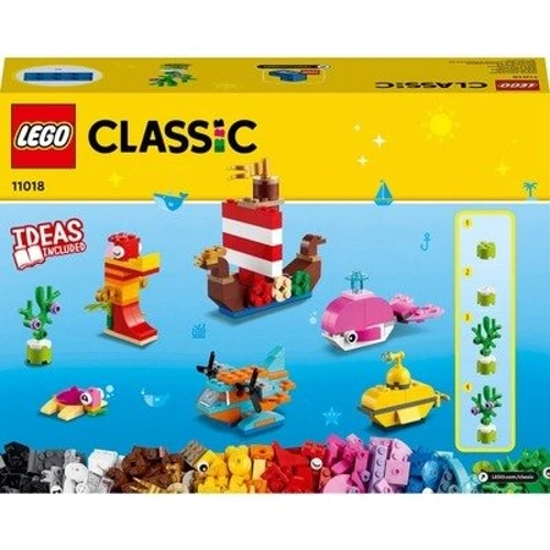 Конструктор LEGO Classic Океан творчих ігор (11018): Рекомендований вік 4+
