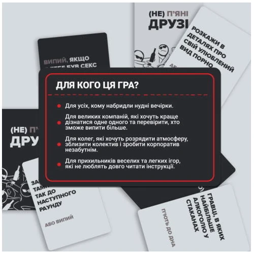 Настольная игра Memogames (Не) Пьяные Друзья (1000280)