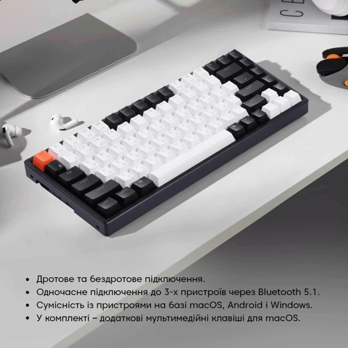 Клавиатура Keychron K2 84 keys, Aluminum Frame Hot-Swap Gateron RGB, Red (K2C1H_KEYCHRON) фото 11