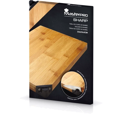 Разделочная доска MasterPro Sharp BGMP-5255 с точилом 33х23 см (00000025381)