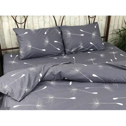 Простирадло Руно Fly grey бязь сіра 220х240 см (76.114Б_Fly grey): Розмір 220x240