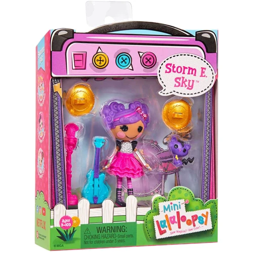 Кукла MINI LALALOOPSY – Гроза (с аксессуарами): Особенности На шарнирах