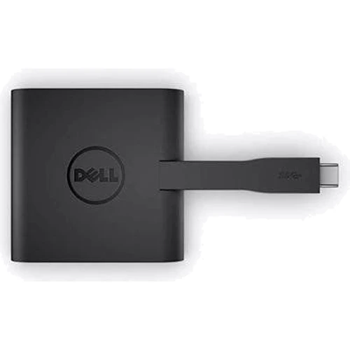 Адаптер Dell Adapter DA200 USB-C to HDMI+VGA+Ethernet+USB 3.0 Black (470-ABRY)