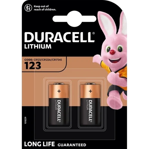 Литиевые батарейки Duracell 16340 (CR123) bat(3B) Lithium 2шт (5002979)