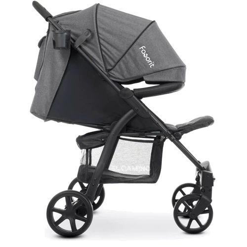 Прогулочная коляска El Camino Favorit v.2 Medium Gray (M 3409L) фото 9