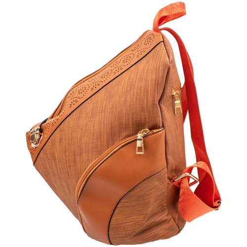 Женский рюкзак Valiria Fashion коричневый (3DETBQ-091-10-1): Застежка Молния