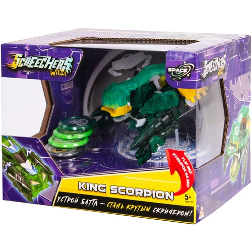 Машинка-трансформер Screechers Wild! S3 L2 - Кинг Скорпион (EU682202)