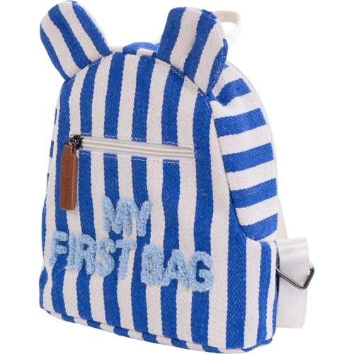 Рюкзак детский Childhome My First Bag Stripes Electric Blue (CWKIDBSTBL)
