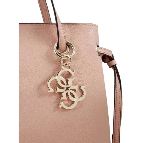 Женская сумка тоут Guess Digital Shopper бежево-розовая (HWVG6853240-BLS): Тип Сумки