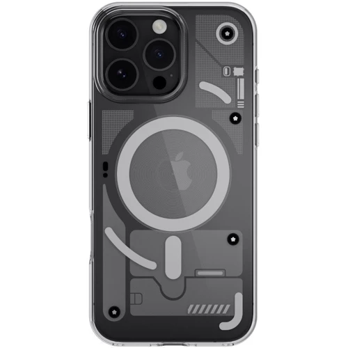 Чехол для iPhone Switcheasy X Ray M 3D Patterned Shockproof Case Transparent (MPH67P266TR24) for iPhone 16 Pro Max: Цвет прозрачный