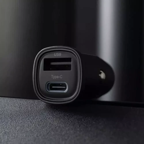 Зарядное устройство Proove Car Charger USB+USB-C Flash with Cable 30W Black (CCFC30111201): Количество USB-портов 2