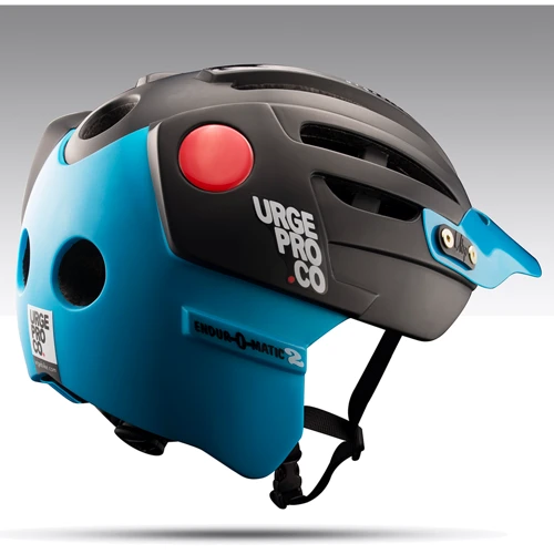 Шолом Urge Endur-O-Matic 2 чорно-блакитний S/M, 54-57 см: Колір блакитний