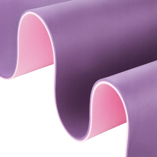 Коврик для фитнеса 4FIZJO TPE 180 x 60 x 0.6 см для йоги и фитнеса 4FJ0388 Violet/Pink фото 2