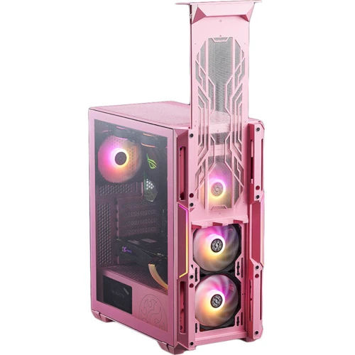Корпус ADATA XPG Starker Pink (STARKERAIR-PKCUS): Материал передней панели пластик и металл