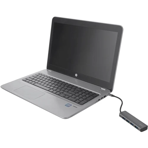 Адаптер Trust Adapter Halyx USB-C to 4xUSB Grey (23328_TRUST): Дополнительные разъемы USB OTG