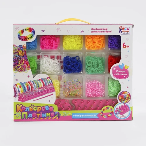 Цветное плетение 4FUN Game Club 14 цветов резинок (95142): Производитель 4FUN Game Club